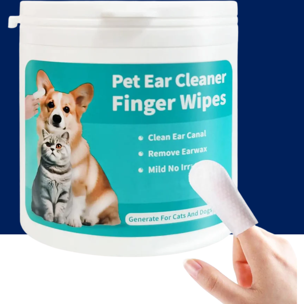 Pet Ear Cleaning Wipes for Healthy Ears - WTN Essentials