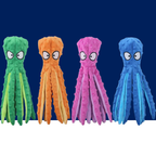 Plush Octopus Dog Toy – Bite Resistant, Squeaky & Interactive