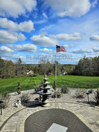 Aluminum Flagpole - External Rope - Heavy Duty, Lifetime Warranty | Made in USA