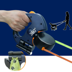 Premium 3M Retractable Double Dog Leash – Reflective 360° Swivel No-Tangle Lead with LED Lights for Small Dogs