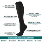 Varicose Veins Compression Socks Fit For Golf Rugby Running Hiking Sports For Anti Fatigue Driving Travel Flight Women Men Socks