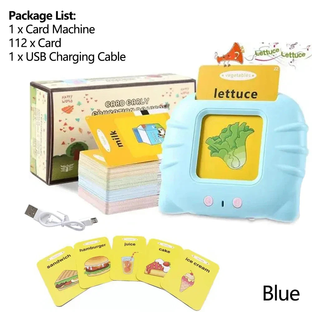 Talking Flash Cards Early Learning Educational Toy for Preschool Kids