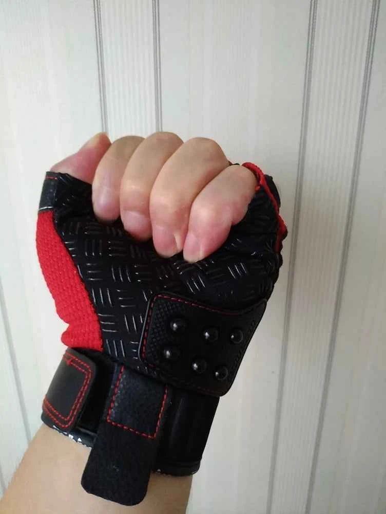 Tactical Gloves Steel Safety Outdoor Cycling Equipment Brass Knuckle Motorcycle Powersports Racing Bicycle Self Defence For Man