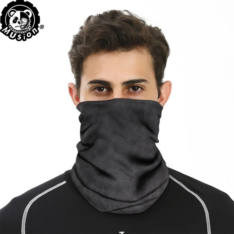 Musion Breathable Motorcycle Mask Quick Dry Mesh Bandana Head Scarf Men M Cool Fabric Sun Protection Rider for Cycling