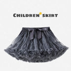Baby Girls Tutu Fluffy Skirt Toddler Princess Ballet Dance Tulle Mesh Skirt Kids Cake Skirt Cute Girls Clothes Pettiskirt Skirt