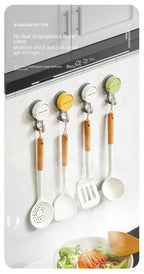 1/4/8pc Suction Hooks Strong Vacuum Power Traceless No-Drilling Adhesive Hooks for Home Bathroom Kitchen Door Back and Toilet