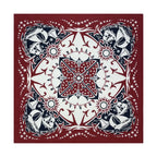 Navy Blue Cashew Hip Hop Cotton Square Bandana Scarf Riding Headband Paisley Gifts For Men Unisex