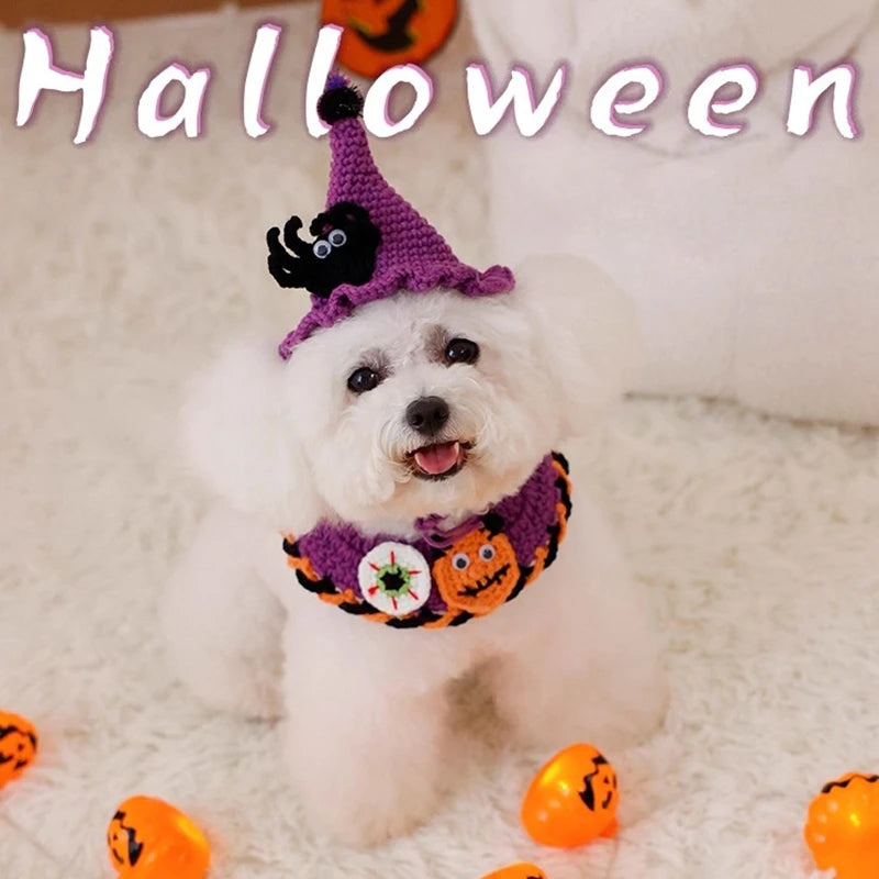 Halloween Cat Collar – Scarf Costume for Pets