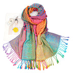 Luxury Satin Shawl Wraps Fashion Women's Silk Scarf Pashmina Soft Elegant Neckwear for All Seasons