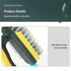 4 in 1 Squeegee Brush For Gap Groove Cleaning Tool Glass Scraper Kitchen Bathroom Floor Tire Cleaner Brushes Home Cleaning Brush