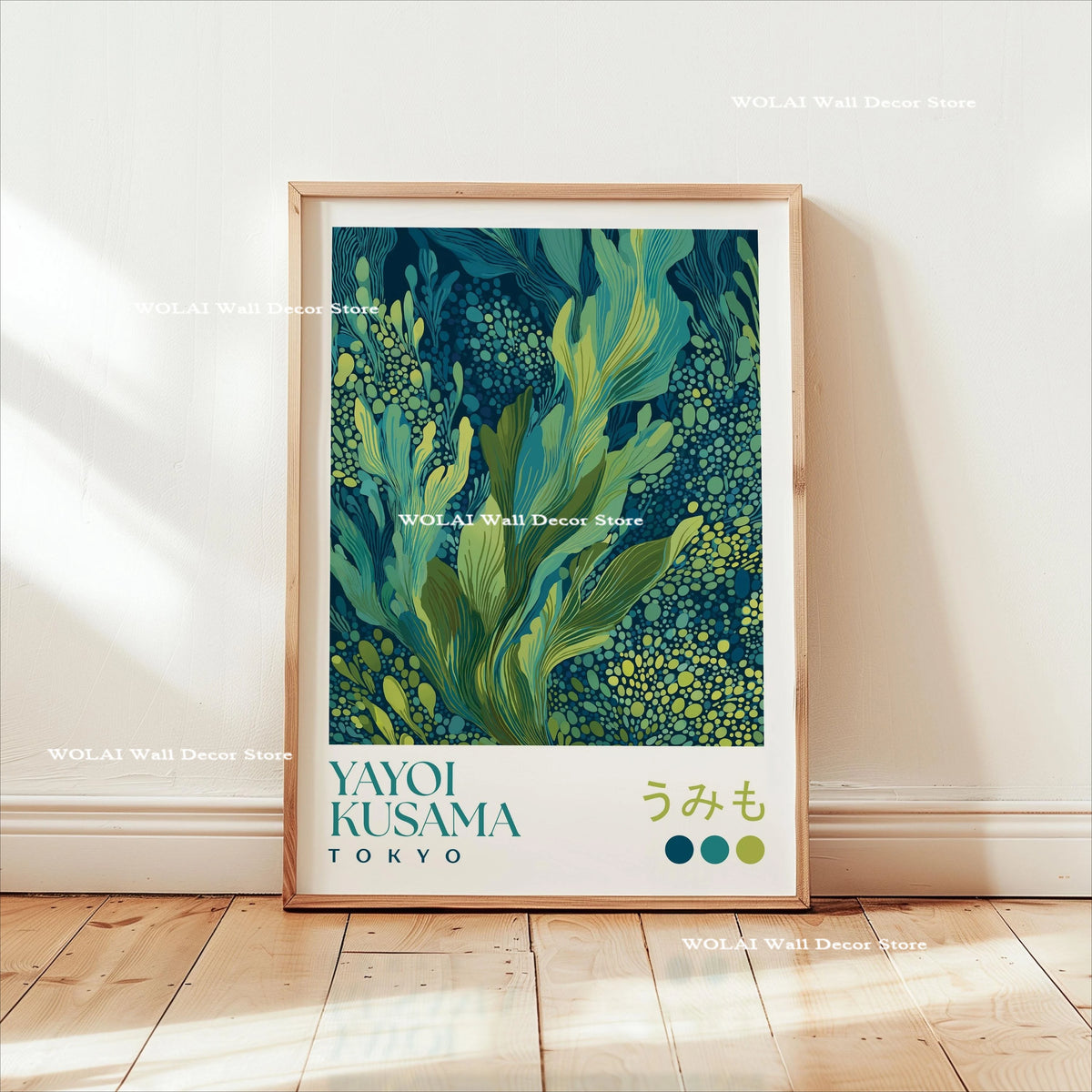 Yayoi Kusama Koi Fish Jellyfish Animal Canvas Prints Japanese Hokusai Giant Wave Wall Art Posters for Living Room Home Decor
