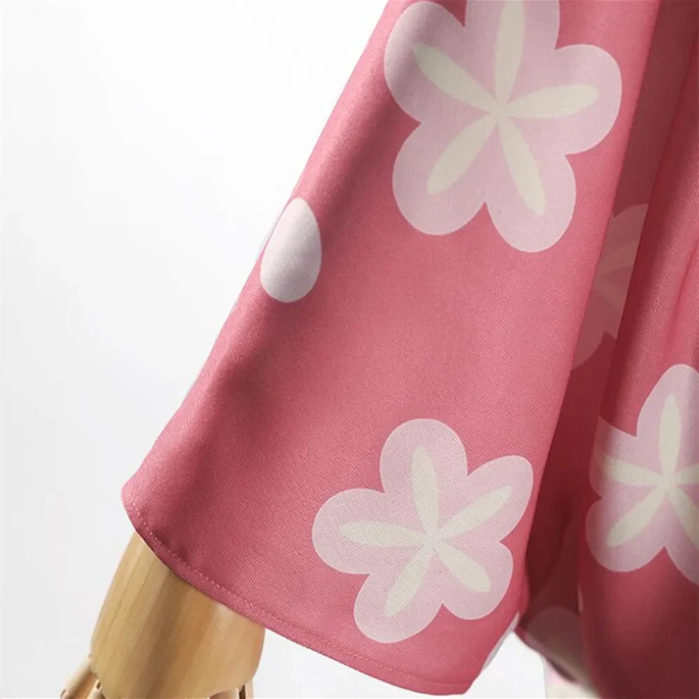 Makomo Cosplay Kostuum Uniform Feestpak Anime Kimono Volledige Set