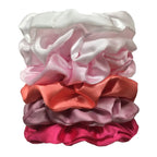 Satin Scrunchies Set for Women & Girls – 25/10/6 Pcs Elastic Hair Bands | Soft Silk Ponytail Holders & Fashion Hair Accessories