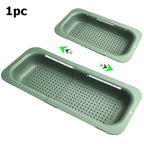 Home Colander Over the Sink Colander for Kitchen Sink Over the Sink Strainer Basket Vegetables Fruits Pasta Collapsible Colander