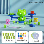 Frog Balance Math Toy Montessori Learning Game for Kids