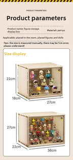 Three Layer Acrylic Display Rack Transparent Showcase Handmade Anime Car Model Blind Box Storage Box Jewelry Sorting Box