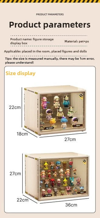 Three Layer Acrylic Display Rack Transparent Showcase Handmade Anime Car Model Blind Box Storage Box Jewelry Sorting Box