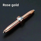 Multifunctional Decompression Finger Rotate Luminous Gyro Pens Toy Fidgets Spinner LED Light Ballpoint Pen Metal Gyro Pen Gift