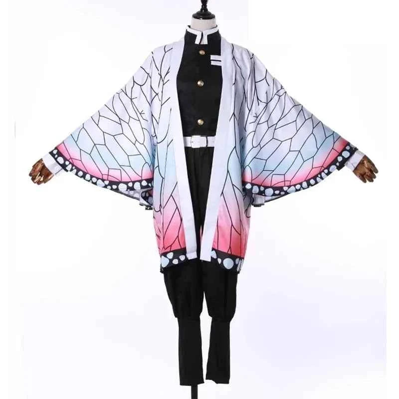 Kochou Shinobu Anime Cosplay Costume with - Wig Set