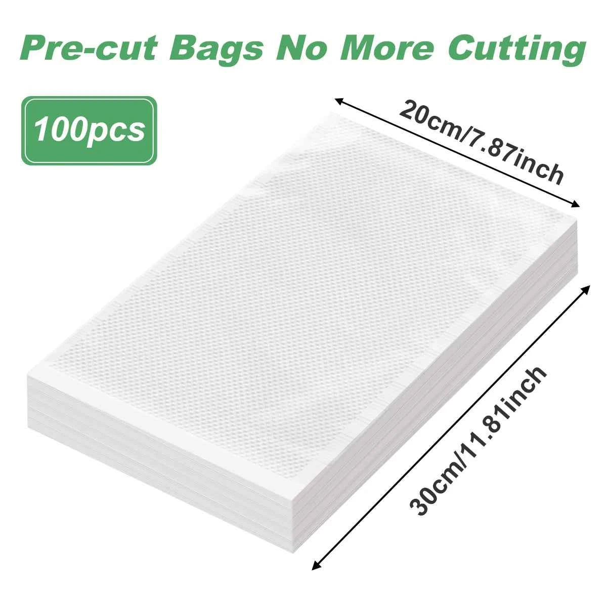 100pcs/lot Kitchen Vacuum Bags for Food Vacuum Sealer Packing Machine Food Storage Bag BPA-Free Kitchen Accessories