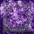 New Fashion Hip Hop 100% Cotton Bandana Square Scarf Gradient Color Paisley Headband Printed For Women/Men/Boys/Girls