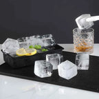 4/6/8/15 Grid Big Ice Tray Mold Giant Jumbo Large Food Grade Silicone Ice Cube Square Tray Mold DIY Ice Maker Ice Cube Tray