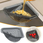 Magnetic Triangle Sink Strainer Basket – Kitchen Food Waste Filter