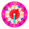 Montessori Wooden Learning Clock Time Teaching Toy for Kids