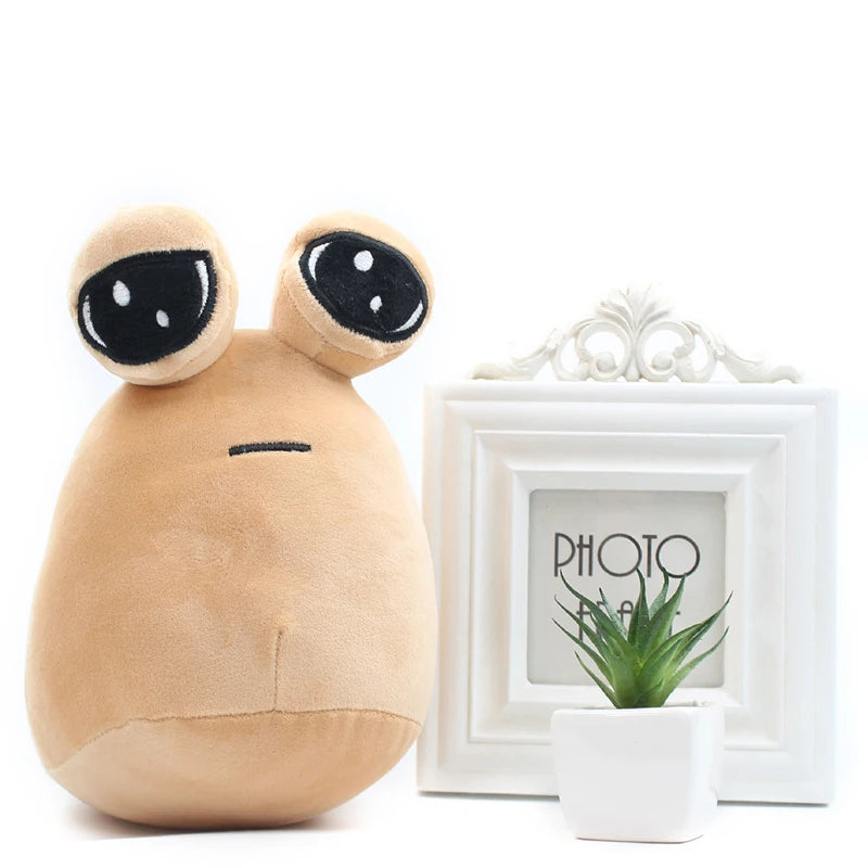 NEW TOY Hot  My Pet Alien Pou Plush Toy Furdiburb Emotion Alien Plushie Stuffed Animal Pou Doll 22cm