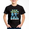 New Funny Six Seven Italian Brainrot 67 Number Graphic Print T-Shirt Boy/Girl Summer Short Sleeved Kids Comfortable Tshirt Top
