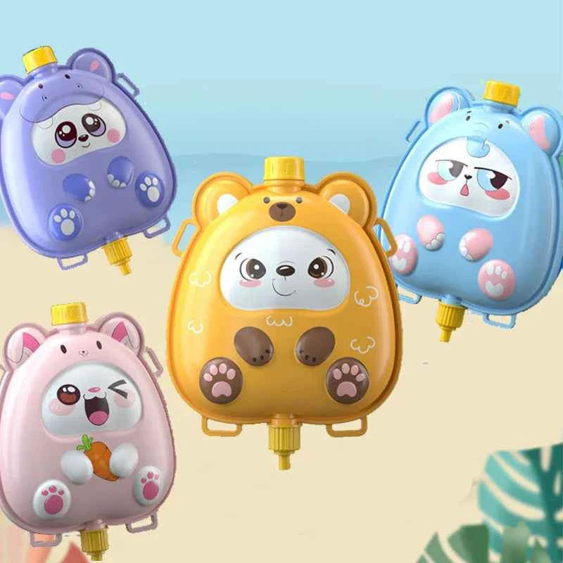 Cartoon Backpack Water Gun for Kids Summer Outdoor Water Play Toy