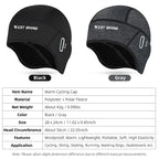 Winter Fleece Thermal Cycling Skull Cap for Outdoor Sports