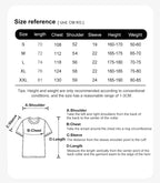 Fashion Womans Cotton Washed T-shirts The Devil's Moon Letter Prints Tops Casual O-Neck Oversize Tees Street Female Clothes