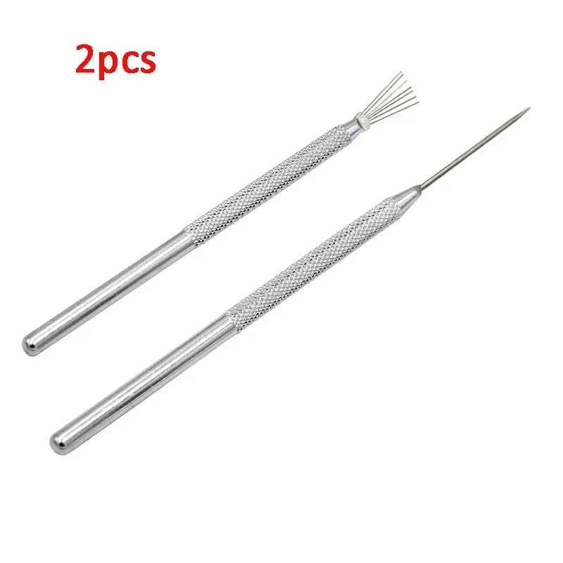 7 Pin Feather Wire Texture Ceramics Tools Polymer Clay Sculpting Modeling Tool DIY Pottery Brush Pottery Tools Cake Accessories