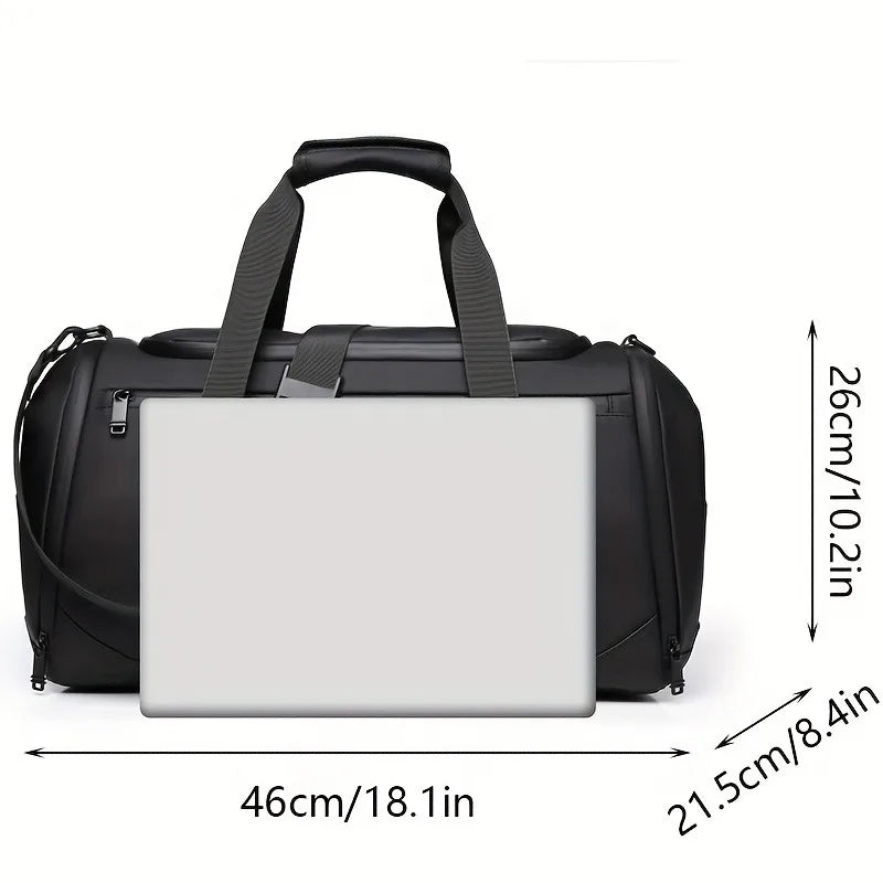 Large Capacity Travel Duffel Bag - Durable Oxford Cloth, Spacious & Stylish Overnight Sports Gym Bag with Multiple Compartments