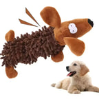 Durable Pet Dog Plush Toy for Small Breeds - Animal Shape Squeaky Chew Cleaning Toy for Chihuahua Yorkshire Bichon Puppies