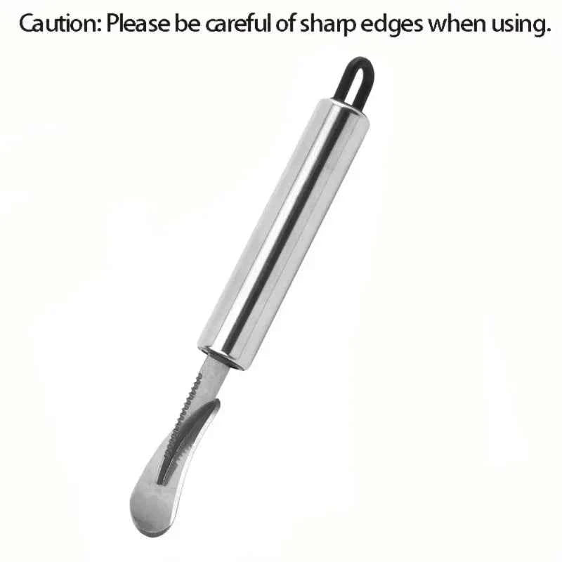 Stainless Steel Orange Peeler – Citrus Fruit Slicer & Easy Peel Removal Kitchen Tool