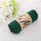 Fashion Korean Scarf Women Luxury Spring Winter Solid Color Hijabs For Woman Shawls Wraps Pashmina Bandana Scarves Wedding Gift