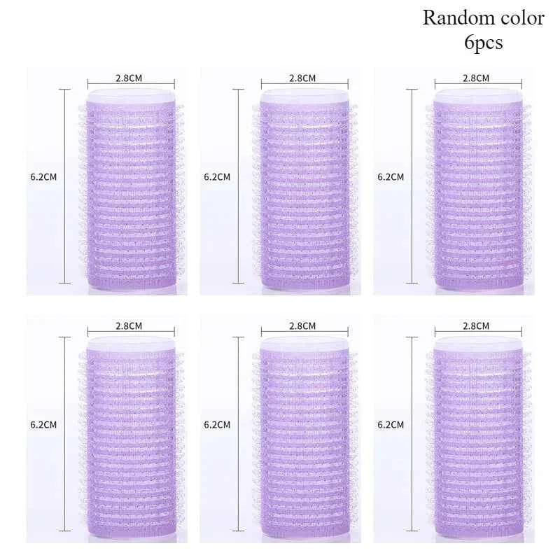 Hair Rollers Self Grip Hook Hair Curlers Heatless Roller Salon Dressing Curlers Jumbo Size Sticky Hair Styling Tools