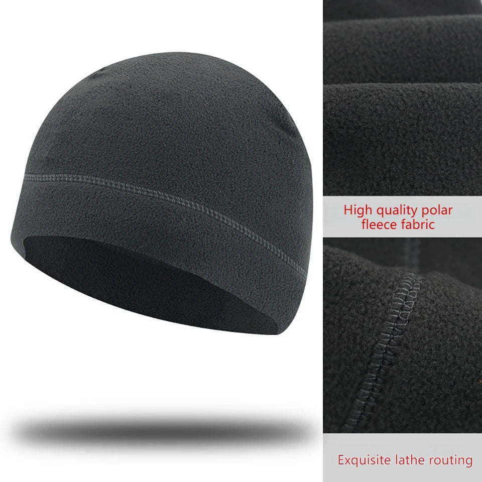 KoKossi Winter Fleece Windproof Cap – Warm Outdoor Sports Hat for Men, Thermal Ski, Cycling, Hiking & Camping Beanie
