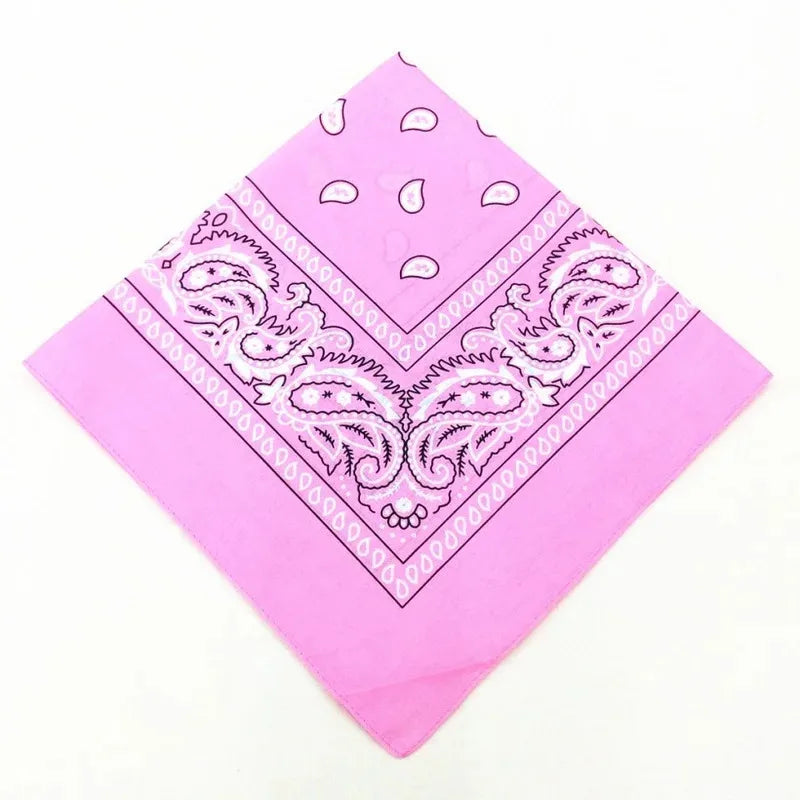 1/2/3/5PCs Unisex men women bandana hairband cowboy mens biker sports headwear wrist hairwrap single head wrap scarf