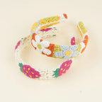 NEW Knitted Headband Bohemian Style Summer Seaside Vacation Handmade Head Band Hair Accessories for Women Girls