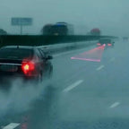 Car Auto LED Laser Fog Light Vehicle Anti-Collision Taillight Brake Warning Lamp Cool Anti-Collision Car End Rear Tail Fog