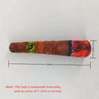 Interactive Plush Dog Cigar – Squeaky Chew Toy for Small Dogs