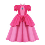 Girls Princess Dress Kid Cinderella Snow White Aurora Rapunzel Cinderella Halloween Costume Children Birthday Party Dress