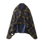 Lady Multifunction Doublelayer Tartan Plaid Blanket Scarf Wrap Shawl Winter Warm шарф женский Elegant Womens Shawl Scarf Winter