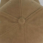 Fashion False Suede Baseball Caps For Men Women Autumn Winter Solid Retro Snapback Hip Hop Hat Unisex Street Adjustable Sun Caps