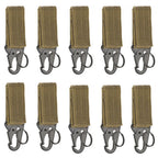 Tactical MOLLE Hanging Buckle Carabiner Clip for Outdoor Gear