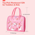 Toddler Montessori Busy Board Activities Education Toys Basic Dress Motor Skills Baby Travel Learning Toys For Christmas Gift