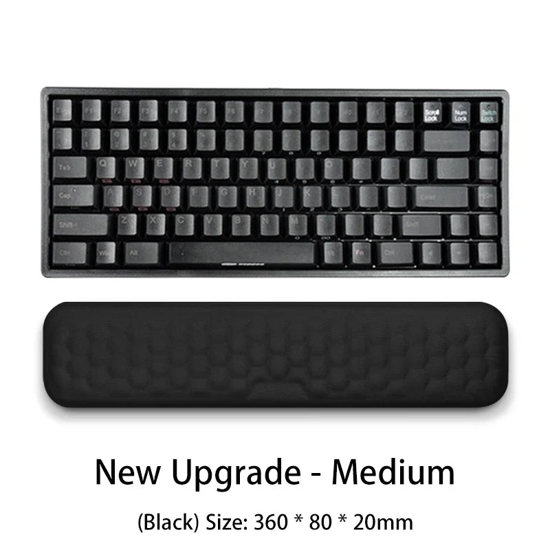 Keyboard Mouse Wrist Rest Pad Memory Foam Hand Rest Support Support Ergonomic Wrist Cushion Pad Memory Foam For Notebook Laptops